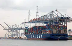 The ship was traveling westbound from Asia to Europe when it encountered “unexpectedly strong adverse weather conditions”, CMA CGM said.