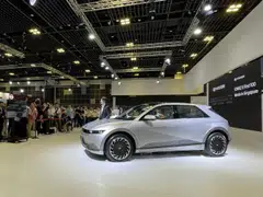 The Hyundai Ioniq 5 First 100 edition at the Singapore Motorshow 2023.