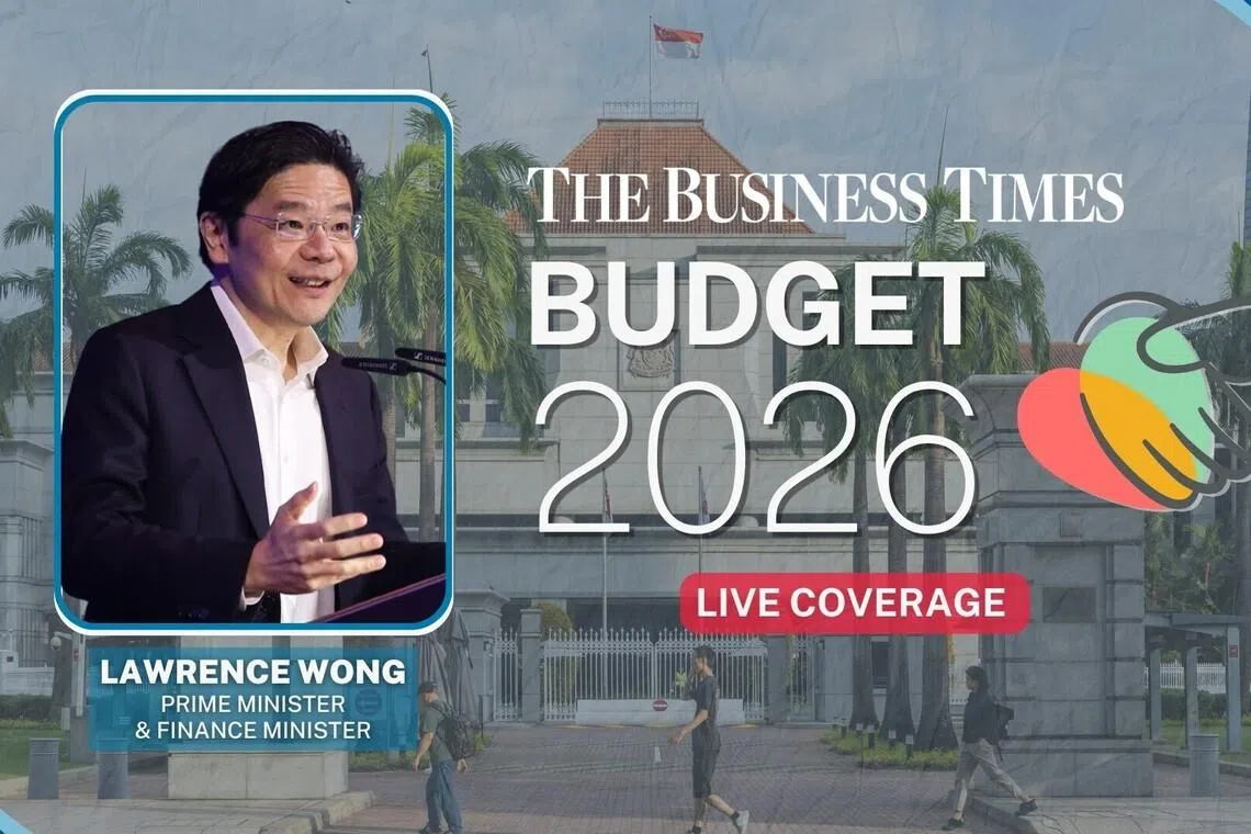 Finance Minister Lawrence Wong will deliver Singapore's Budget 2026 statement at 3.30 pm on Feb 12.