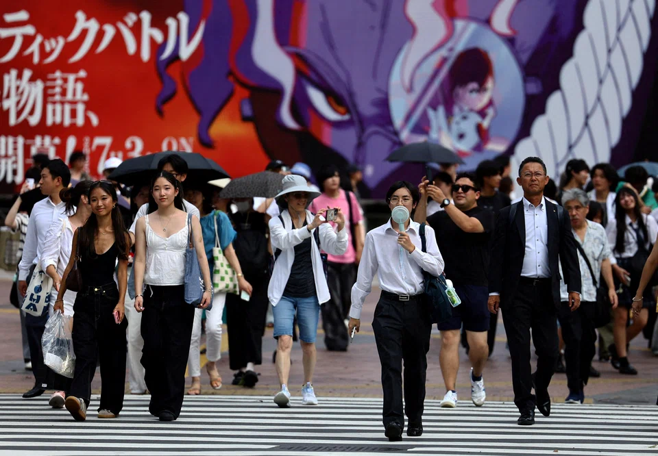Japan's jobs-to-applicants ratio in June fell to 1.22 from 1.24 in May.