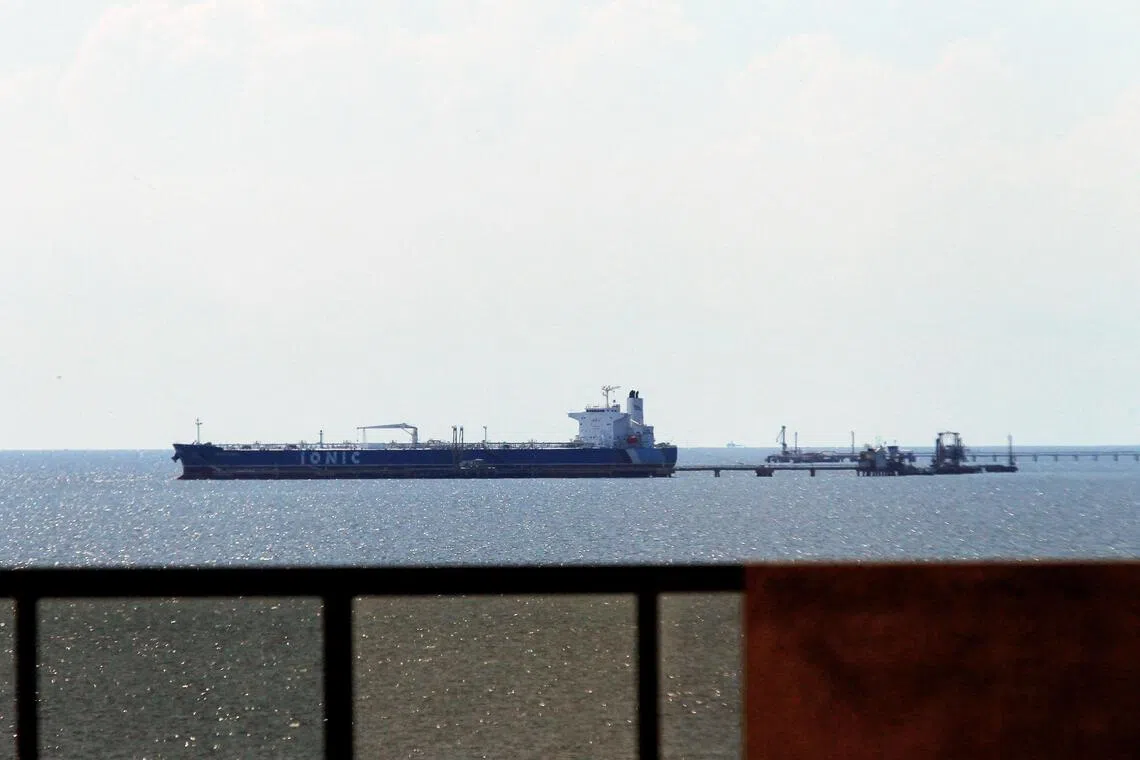 The Ionic, a sanctioned oil tanker recently seized by the US off the coast of Venezuela.