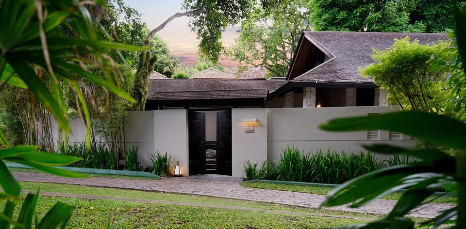 Imamura resstaurant was located in an old chapel on the grounds of Amara Sanctuary Resort in Sentosa.