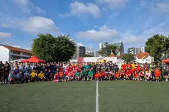 Around 180 players from 12 corporate teams took part in GameChanger 2025: Tiger Brokers Charity Cup.