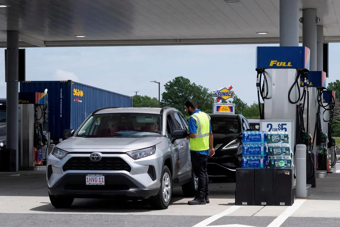 Sales at petrol stations in the US dropped 1.2 per cent in August. 