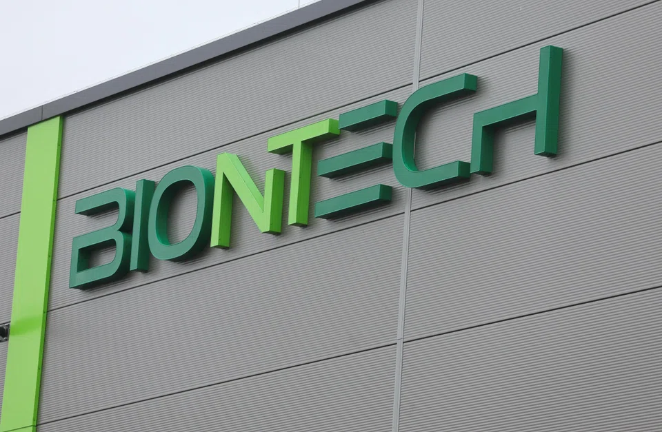 BioNTech reported a second-quarter net loss of 807.8 million euros (S$1.2 billion), versus a loss of 190.4 million a year earlier.