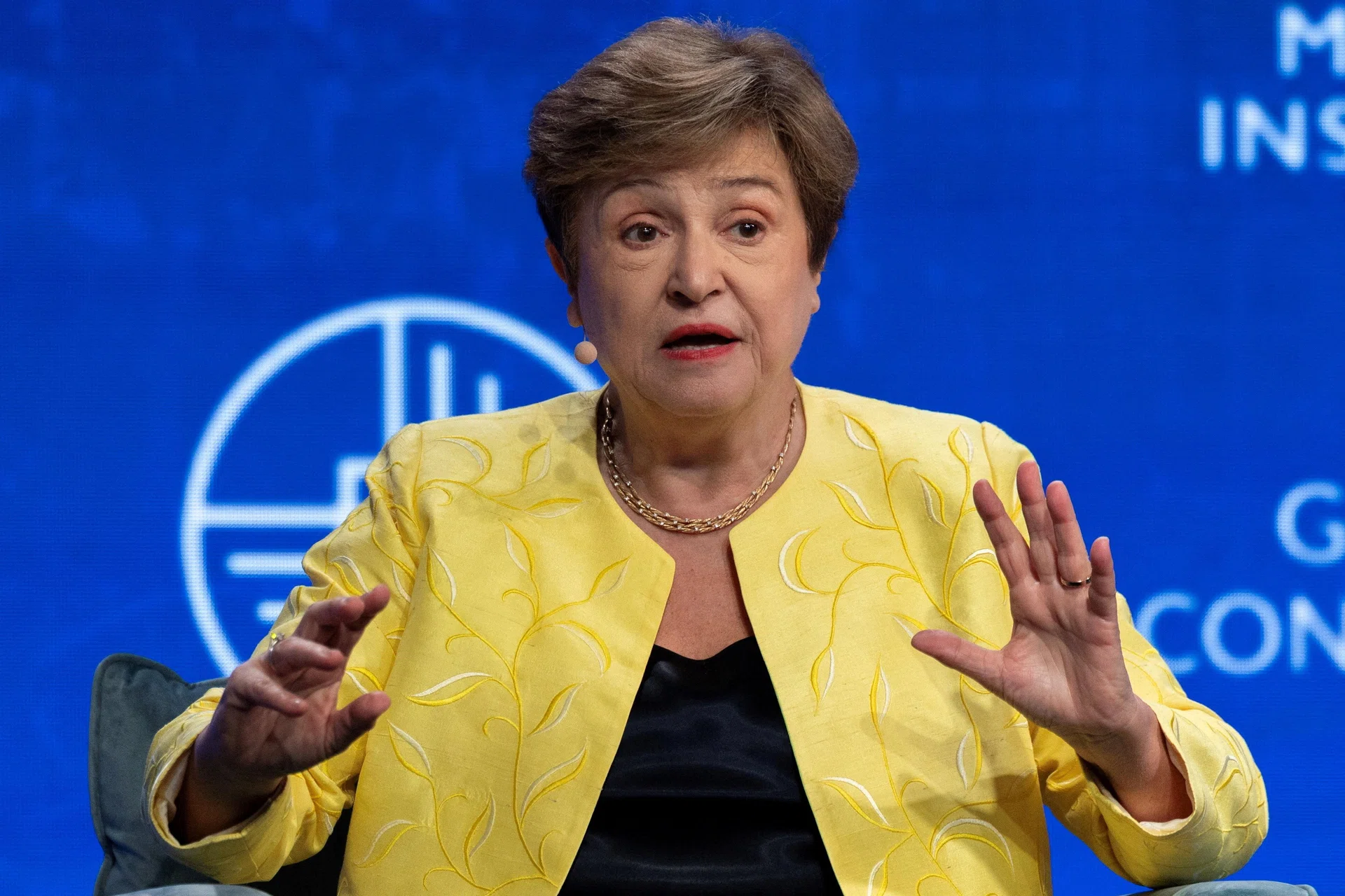 IMF chief Georgieva says global economy weathering energy shock