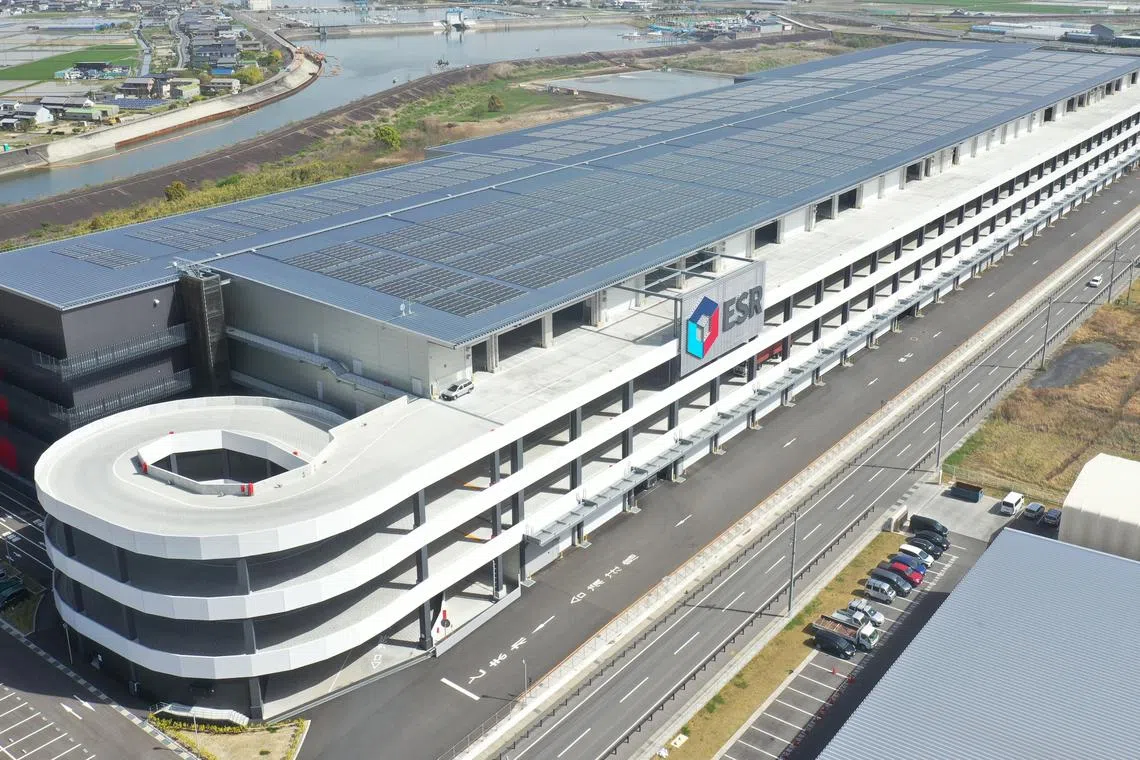 ESR-Reit logged higher Q1 net property income on the acquisitions of ESR Yatomi Kisosaki Distribution Centre in Mie, Japan (above), and 20 Tuas South Avenue 14 in Singapore, in November 2024. 