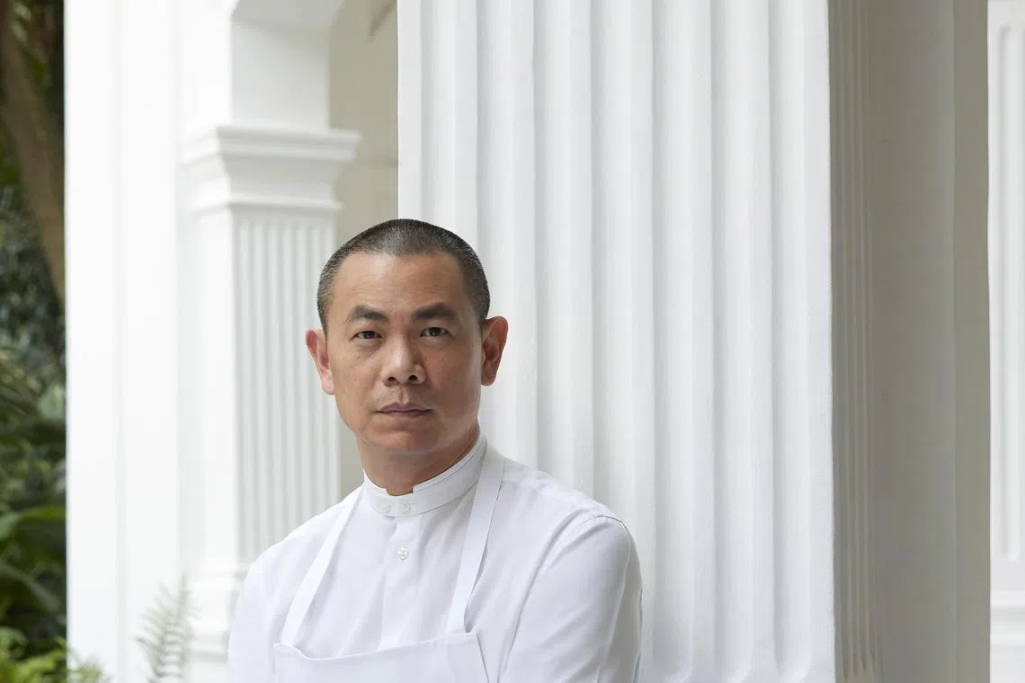 Andre Chiang returns to Singapore for a two week pop-up event.