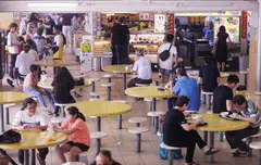 Food inflation eased to 1.1%, from 1.4% previously, as the prices of non-cooked food rose at a slower pace. 