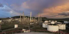 The chlor-alkali and ethylene dichloride plant in Cilegon, Banten, which is currently under development by Chandra Asri Group.