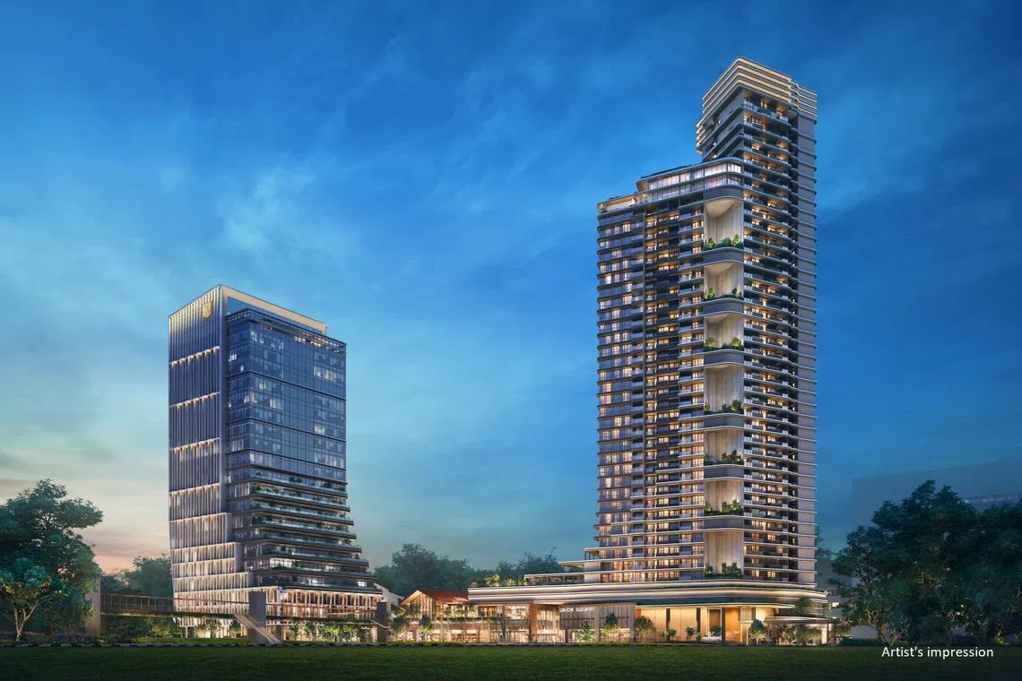 Union Square Residences is CDL's latest large-scale mixed-use development.