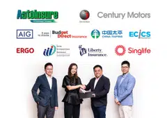 Left to right: Inchcape's Khee Siong Ng, Jasmmine Wong, Marc Mah, and Jeffrey Lee. Inchcape this week announced that it has acquired AutoInsure, a workshop for car repairs