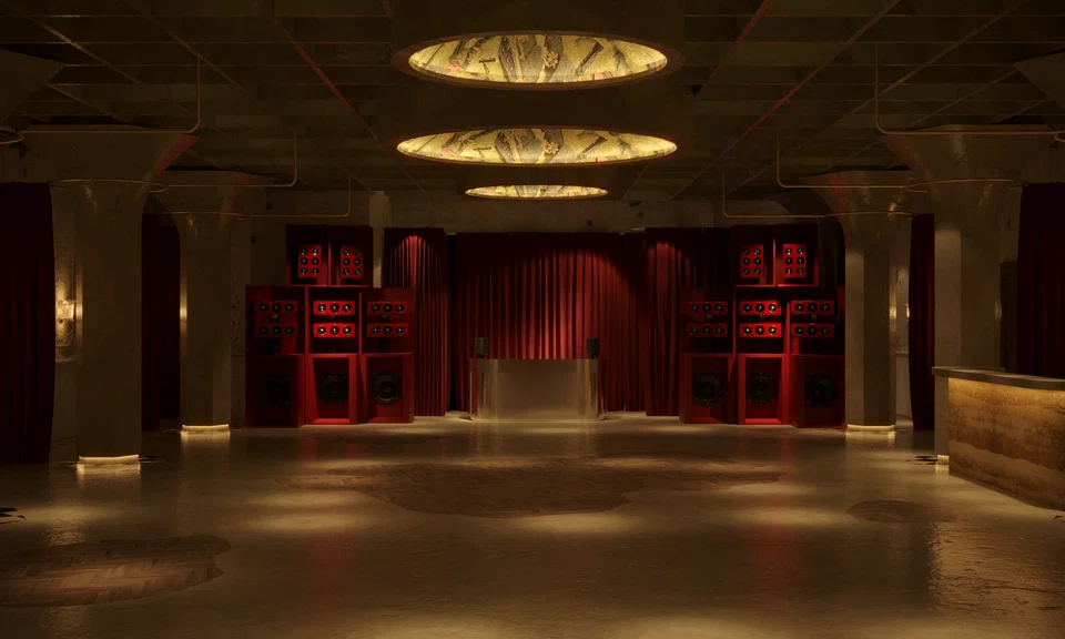 An artist's impression of the first-floor space in Mandala Club's new extension. 