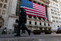 The Dow Jones Industrial Average edged up 0.1 per cent to 43,461.21 on Monday.