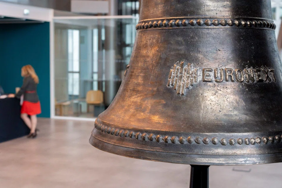 The pan-European Stoxx 600 closed 0.4% lower, coming off its record high hit in the last session.