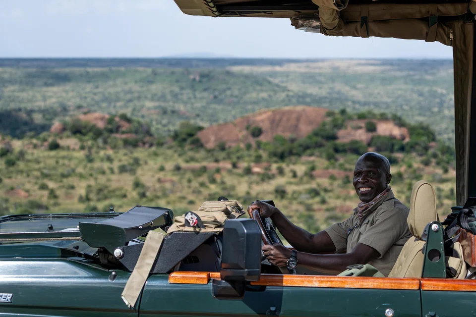 Safari guide and tracker Tele is a proud Maasai.