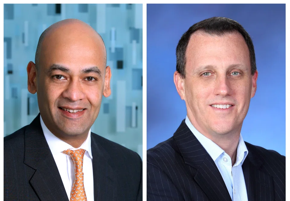 Citi's new head of South Asea & Asean cluster Amol Gupte (left) and Tim Monger (right), who has been appointed head of the North & East Asia cluster. 