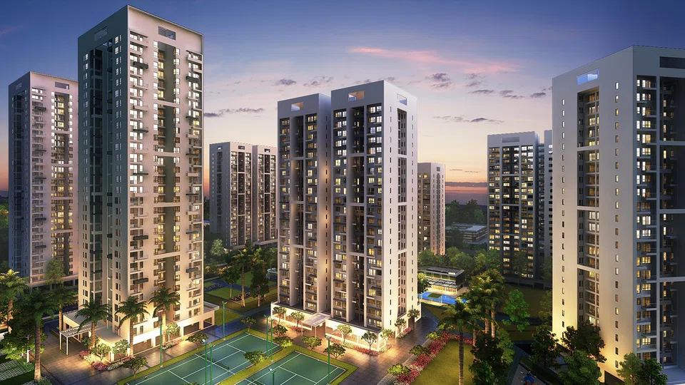 An artist's impression of Godrej Infinity, a project by Godrej Properties, in Pune, India. Luxury condominiums, defined as those selling above 15 million rupees (US$183,000), accounted for 17 per cent of all housing launches in 2022, touching an at least five-year high.