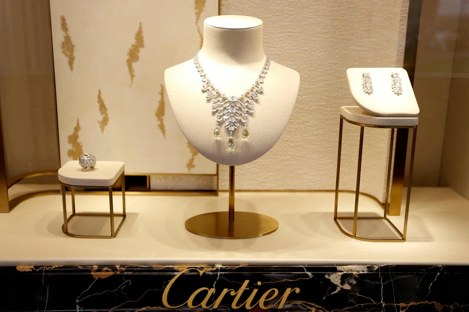 Richemont, the Cartier owner, reported a sales gain of 1 per cent at constant currencies to 5.3 billion euros (S$7.8 billion).
