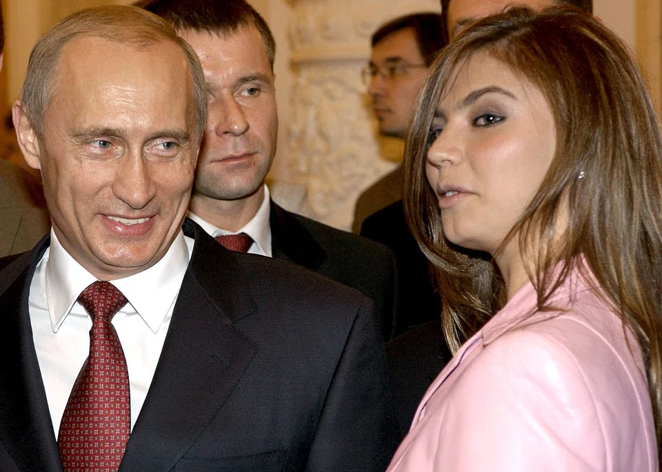 The US Treasury also imposed sanctions on Alina Kabaeva (right), a former Olympic gymnast widely described as Vladimir Putin’s girlfriend.