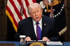 US President Donald Trump said Iran was calling to ask how to make a deal.