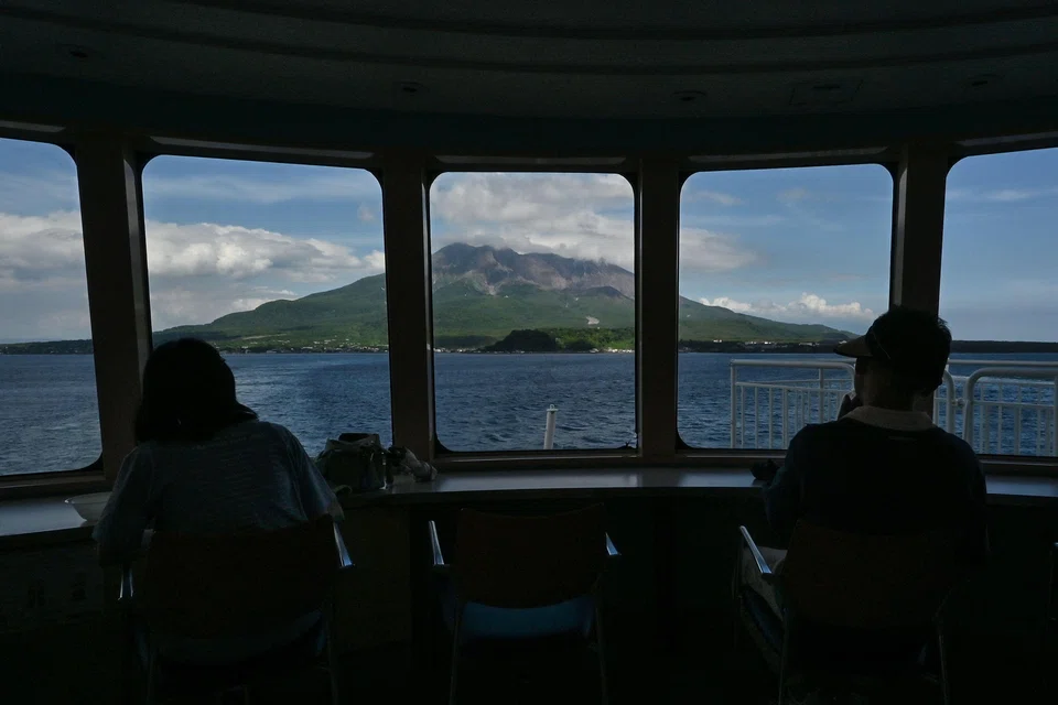 More than 490 millimetres of rain fell over 24 hours through 4.40 am (1940 GMT Thursday) in one area of Kagoshima - its largest recorded downpour, according to Kyodo News.