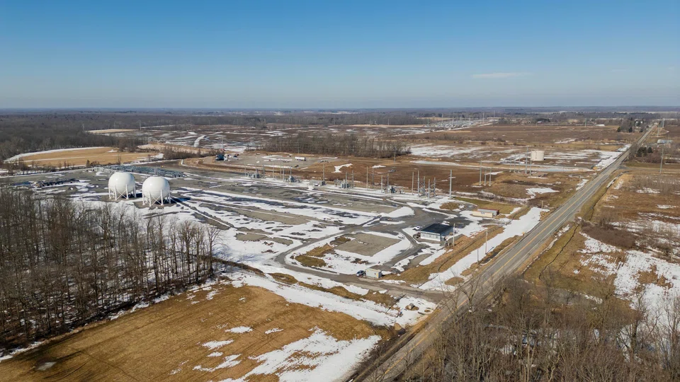 The site of the proposed data centre by Dallas-based Stream Data Centers‌ in Alabama, New York. The  proposal to construct it is facing opposition from critics.  