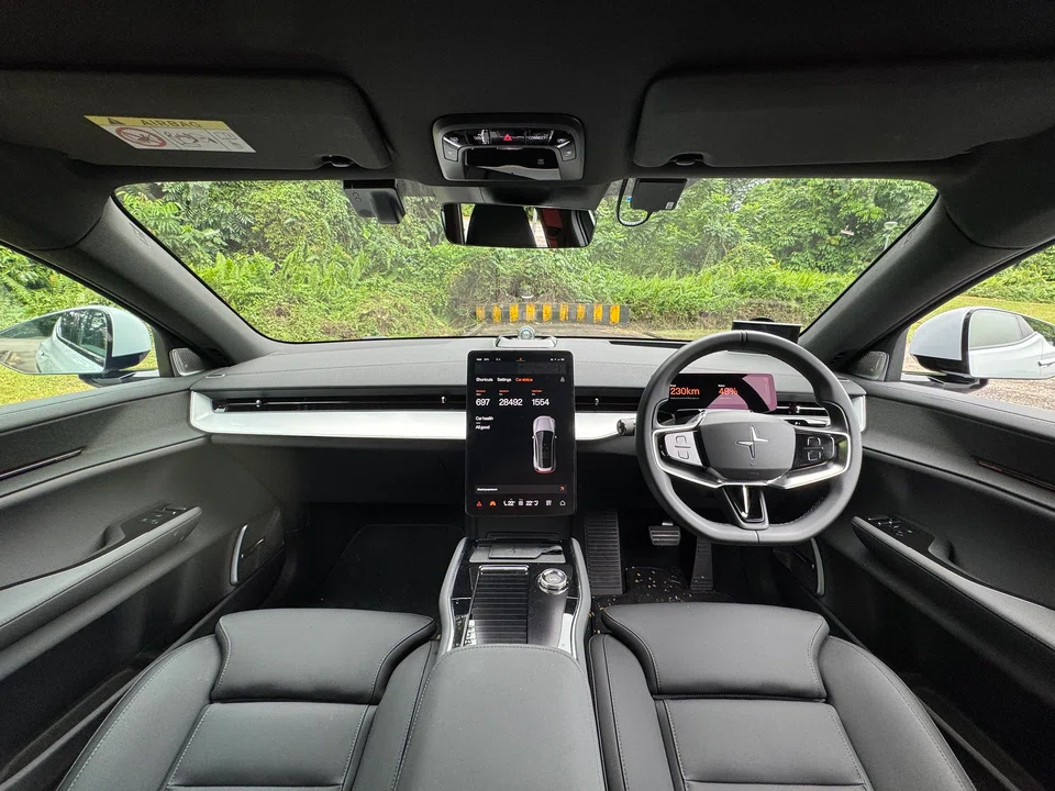  The navigation software not only shows you charging points, but also details how many plugs are available and how many are currently in use. 