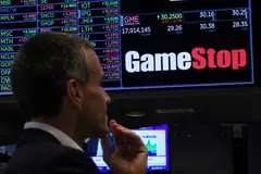 GameStop shares were down 11.6 per cent at US$25.38 on Monday afternoon after the annual general shareholder meeting, which lasted about 20 minutes.