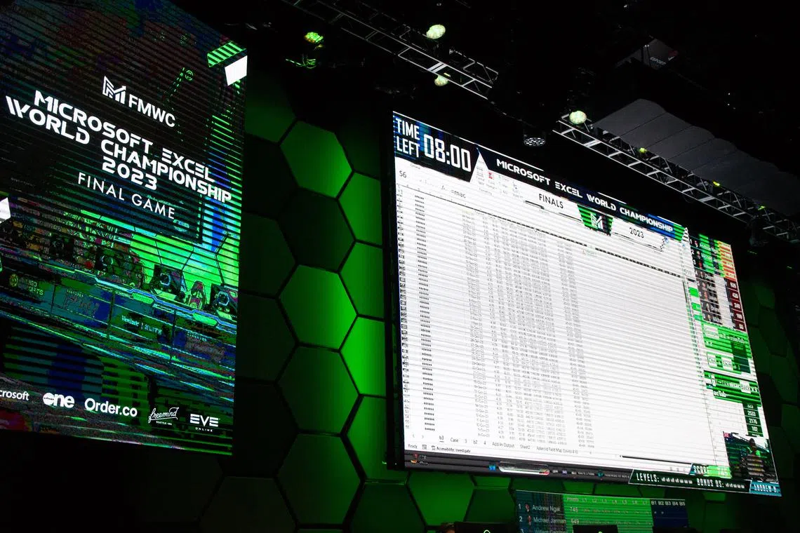 Fans can VLOOKUP videos of last year's championship, held in the glitzy city of Las Vegas