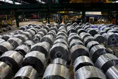 Steel rolls at ArcelorMittal steel plant in the Basque town of Etxebarri, Spain, Feb 28, 2025. Donald Trump earlier this month ordered a 25 per cent tariff on steel and aluminum imports, and in the process announced he would rescind all existing country-level exemptions.