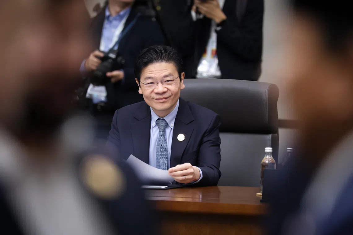 Prime Minister Lawrence Wong also highlighted the Apec AI Initiative, which will promote cooperation on AI.