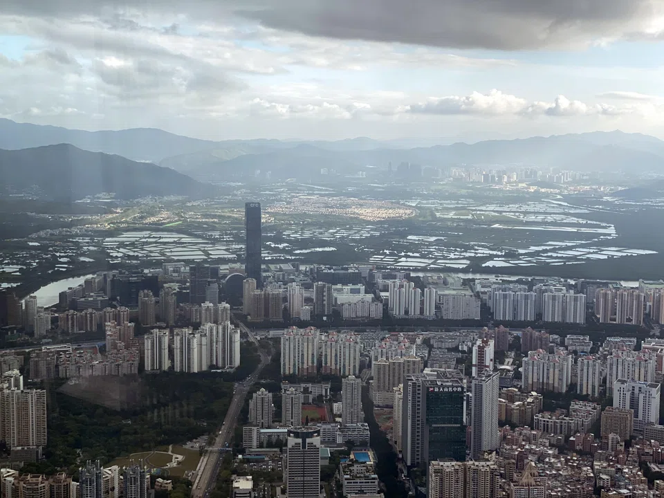 A bird’s-eye view of Shenzhen. The Chinese city is one of several  to launch "zero-rent" policies to lure startups.