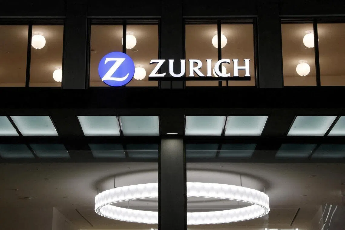 Zurich Insurance said it would propose a dividend of 30 Swiss francs a share.