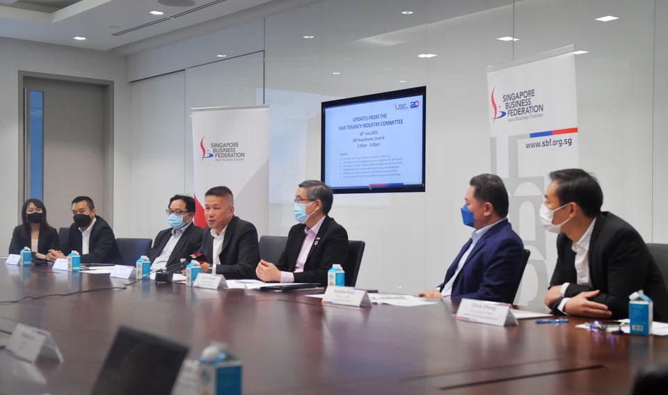 At a media conference, the Fair Tenancy Industry Committee (FTIC) gave updates on the Code of Conduct (COC) for the leasing of retail premises in Singapore.