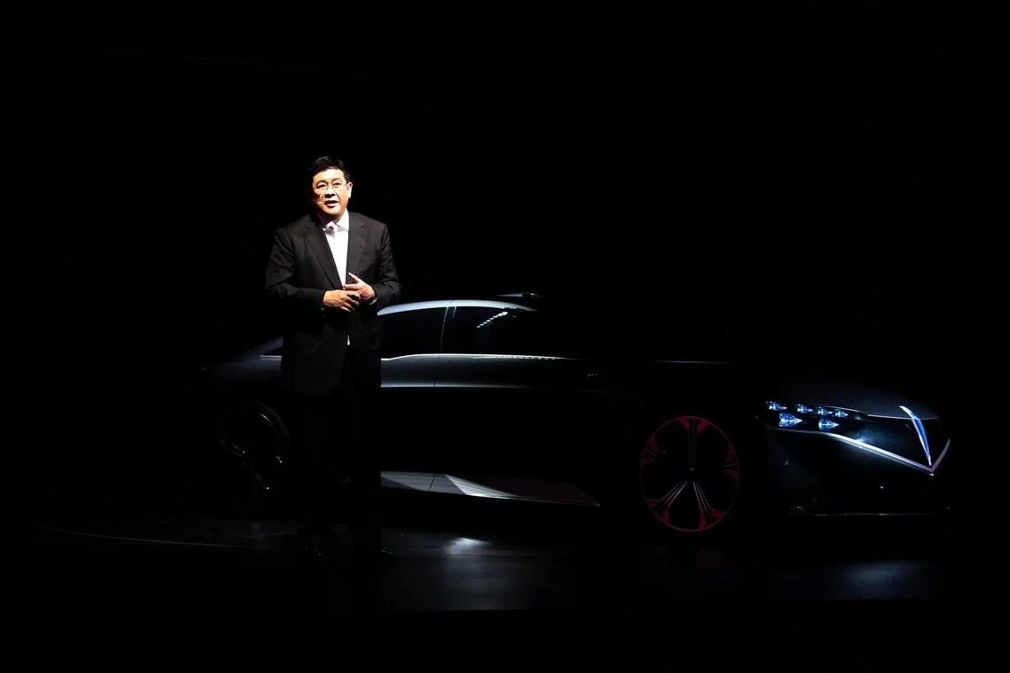 Singaporean automotive executive Son Wei Ming and the BeyonCa GT Opus 1. . 