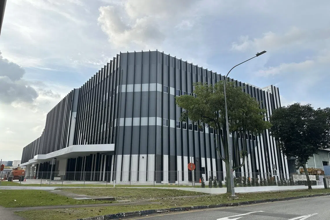 Above: Sabana@1TA4, a warehouse in Sabana Industrial Reit's portfolio. Background checks have been done on Karen Lee and Goo Li Ling ahead of their appointments as chief executive officer and chief financial officer, respectively. 