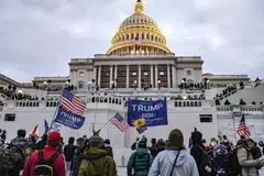 Supporters of Donald Trump storming the Capitol in Washington, DC, on Jan 6, 2021. If Trump wins the presidency in November 2024, this year could be a turning point for American power. Finally, the sense of decline might be justified.