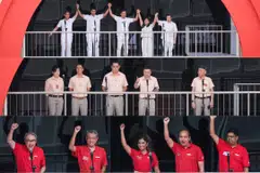 The candidates from PAP, NSP and SDP contesting Sembawang GRC.