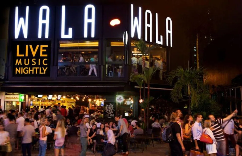 Crowds at Wala Wala pre-pandemic. The restaurant-bar had to close its live music space on the second floor during Covid-19 as live entertainment was halted. 