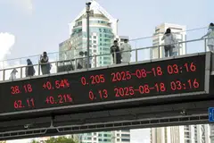 Despite the latest expansion of margin trades, the size of China’s stock market has also nearly doubled in the past decade. 