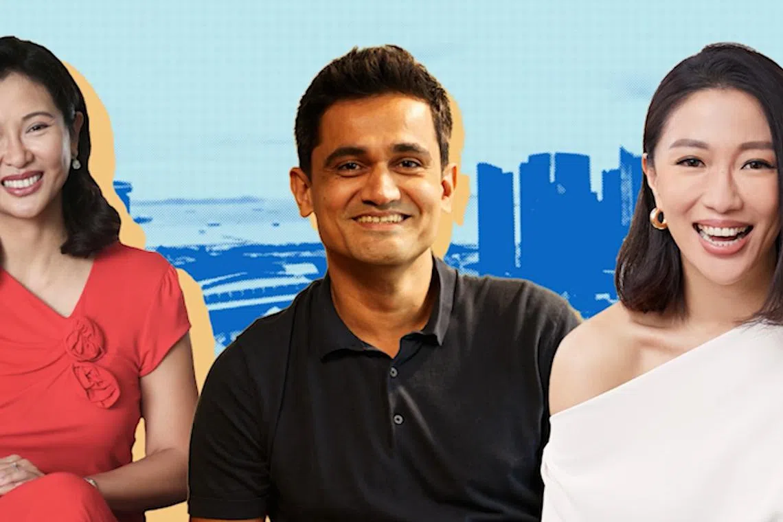 Feon Ang, Abheek Anand and Rachel Lim