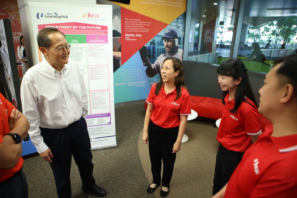 The SkillsFuture Jobseeker Support scheme marks a "paradigm shift" for the government, Manpower Minister Tan See Leng said during a visit to the Employment and Employability Institute on Aug 27.