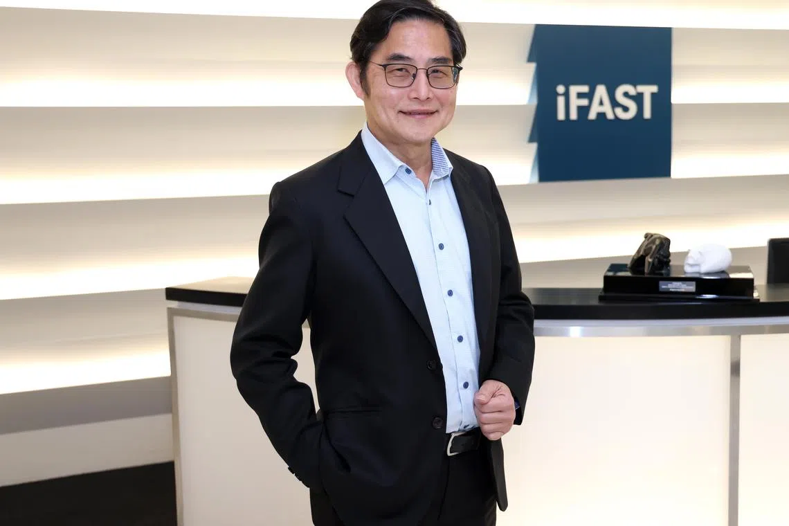 iFast CEO Lim Chung Chun says the company has come to a stage where it feels comfortable in starting to increase the dividend more significantly.