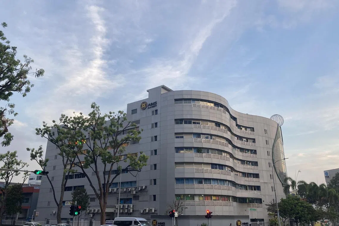 Aims Apac Reit's property at 1 Bukit Batok Street 22. The Reit's portfolio occupancy as at end-September 2024 stood at 95 per cent. 