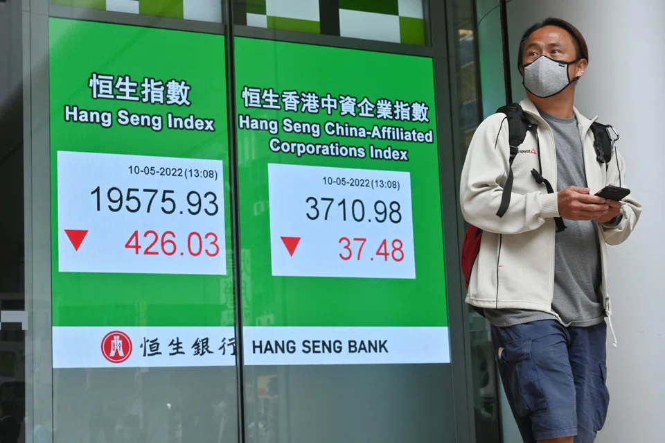 The Hang Seng Index dipped 0.62 per cent at open, or 121.89 points, to 19,511.80.