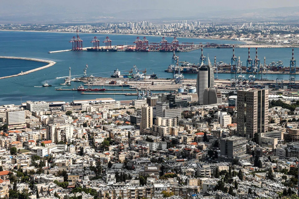 The city and port of Haifa in northern Israel. Economic and trade cooperation, a key driver of the UAE’s 2020 normalisation of relations with Israel, has deepened.