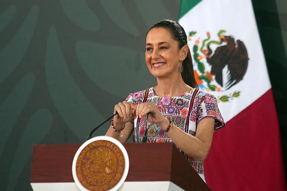 Mexico's President Claudia Sheinbaum  has indicated her willingness to work with Trump after Mexico was called out  for narcotics and immigration flows to the US. 