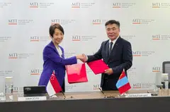 Singapore’s Minister for Sustainability and the Environment Grace Fu (left) and Mongolian Minister of Environment and Climate Change Batbaatar Bat signed the deal on Oct 6.