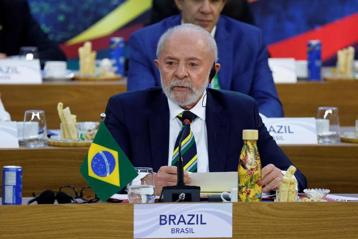 Opening the last session of the G20 summit in Rio de Janeiro, President Luiz Inacio Lula da Silva suggested countries bring forward their targets to reach climate neutrality by 2040 or 2045, instead of 2050 as Brazil and many others have pledged.